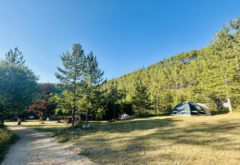 kampeerplekken Natuurcamping La Gravouse Frankrijk